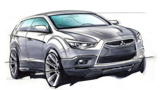 Mitsubishi Releases Sketch Of "Game Changer" Crossover
